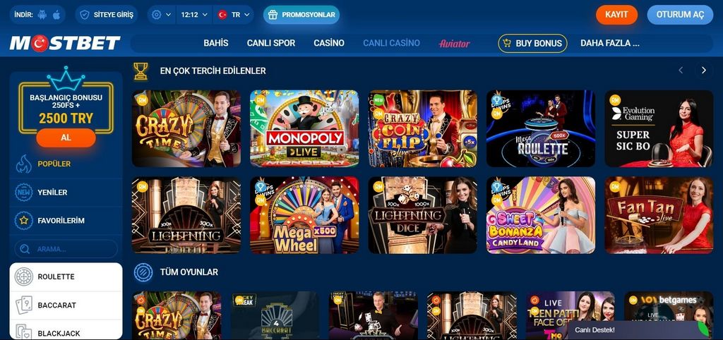 Mostbet Gambling Enterprise - Divirta-se com um bônus de R$ 1.700